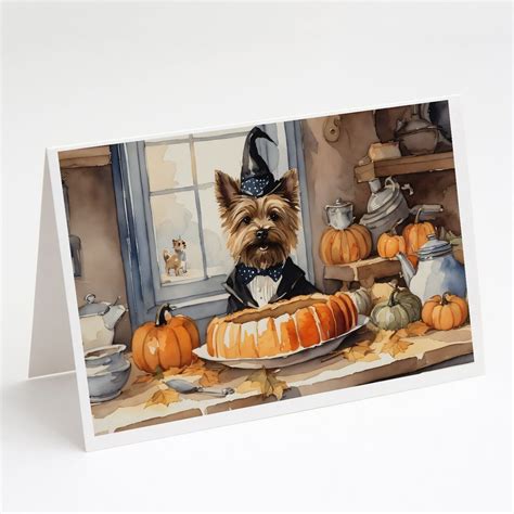 Edge Collections - 5" x 7" - Multicolor - Cairn Terrier Fall Kitchen ...
