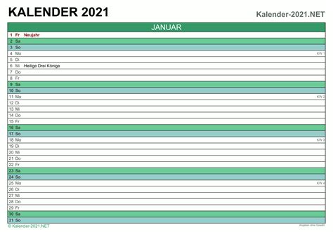 Kalender 2021 Nrw Download Kostenlos / EXCEL-KALENDER 2021 - KOSTENLOS ...