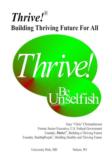 Thrive! - Building a Thriving Future for All eBook : Christopherson ...