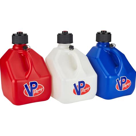 VP Racing Fuels 3 Gallon Blue Square Utility Jug, Polyethylene, Water Portable Container ...