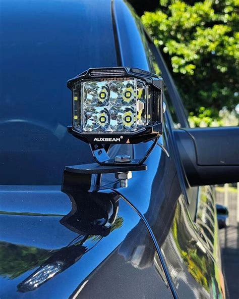 Auxbeam® 4 inch led pod, amber pod lights, Side Shooter for trucks