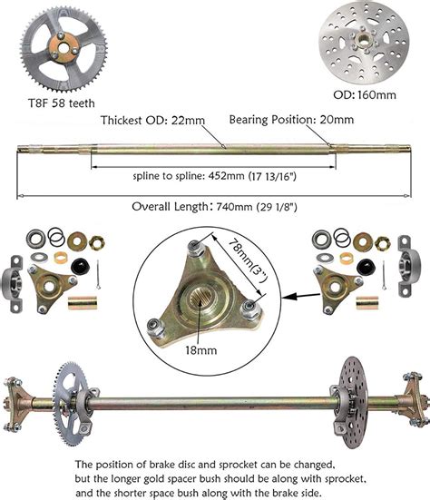 29 Rear Axle Kit Wheels 48V 1800W E Bike Motor | Ubuy India