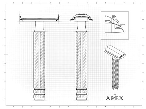 Aylsworth Razors The Apex Stainless Steel Closed Comb DE Safety Razor ...