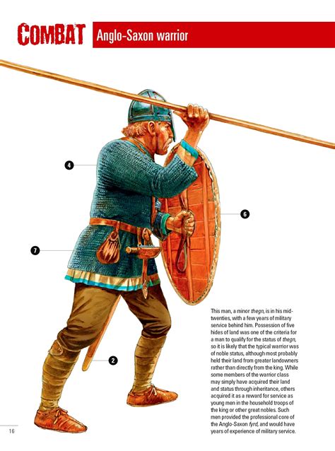 Anglo-Saxon warrior, battle of Ashdown, 871 AD. Double click on image ...