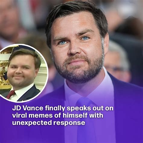 JD Vance finally speaks out on viral memes of himself with unexpected ...