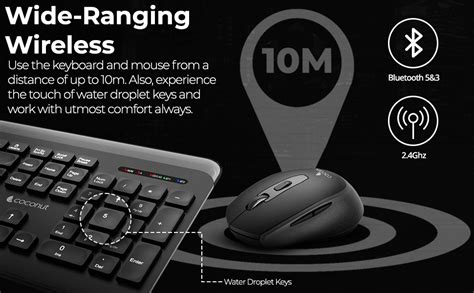 Sapphire Wireless Keyboard Mouse Combo
