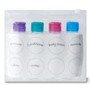 Equate Grab-N-Go Bag of Plastic Travel Bottles for India | Ubuy