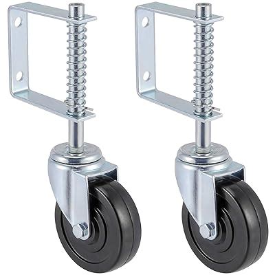 ZEONHAK 2 Pack 4 Inch Spring Loaded Gate Wheel, Heavy Duty India | Ubuy