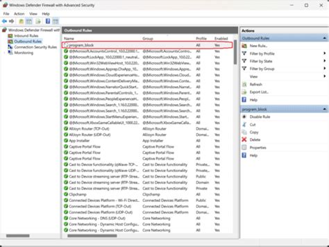 Image result for Block Program in Firewall