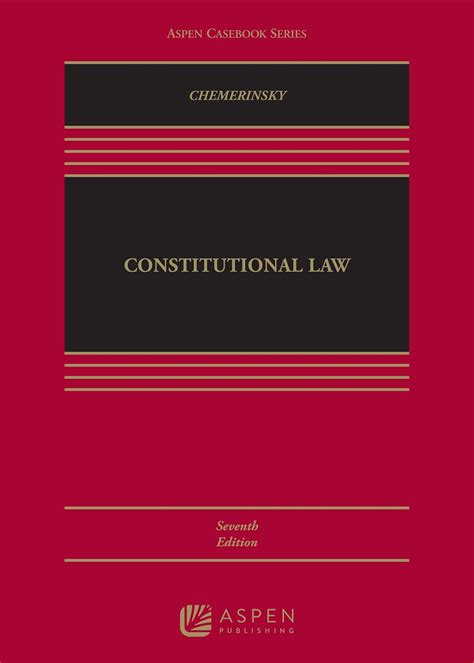 Amazon.com: Constitutional Law (Aspen Casebook Series) eBook : Chemerinsky, Erwin: Kindle Store