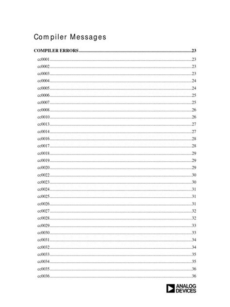Image result for Compiler Error List