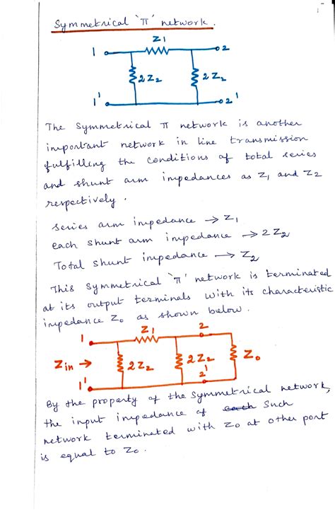 37. Symmetrical network- pi network - Electronic Circuits - Studocu