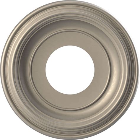 Ekena Millwork 10"OD x 3 1/2"ID x 1 1/8"P Traditional Thermoformed PVC ...