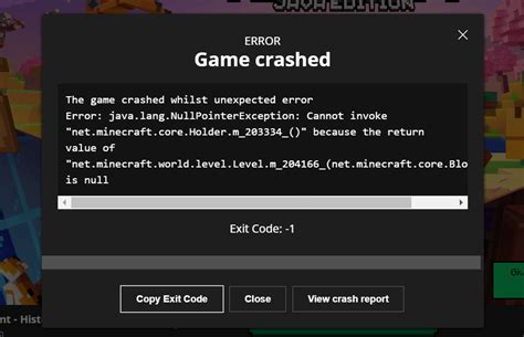 Minecraft Java Runtime Crash 的图像结果
