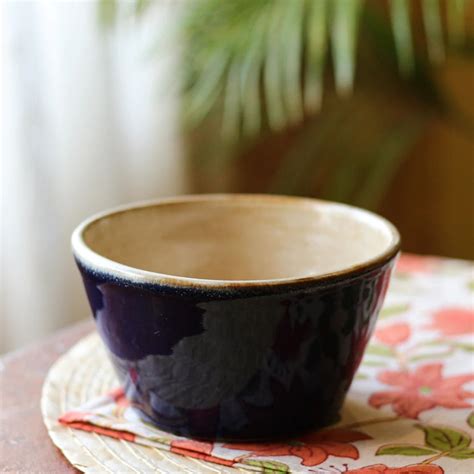 Stoneware Snack Serving Bowl – Yellow Verandah