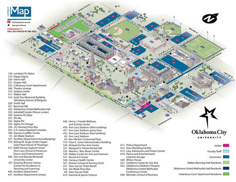 Oklahoma City University | Map