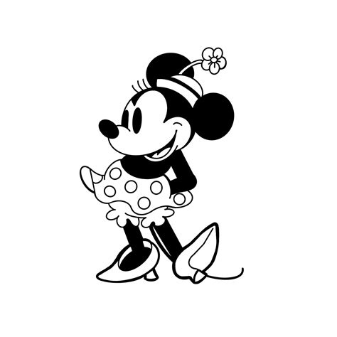 Vintage Minnie Mouse Clip Art