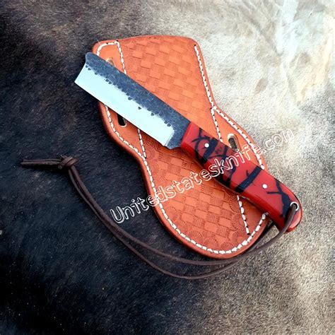 Custom handmade 1095 steel cowboy bull cutter knife – United States Knife