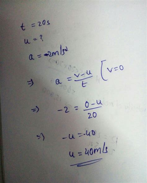 A moving train is brought to rest within 20 seconds by applying brake ...