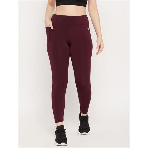 Buy Clovia Snug Fit High-rise Active Tights In Colour Online