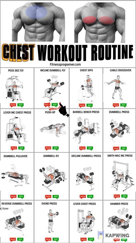 home workout chest
