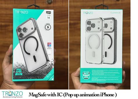 TRONZO MagSafe Clear Case for iPhone | Shockproof
