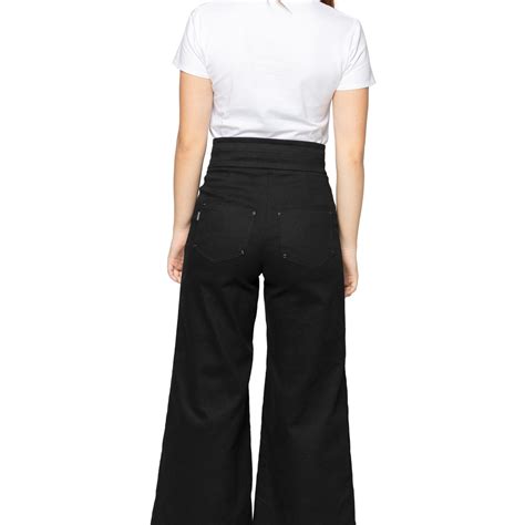 Black Sweeper Wide Leg Pants - Limited – BlackMilk Clothing