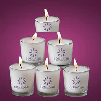 SOULAGE Premium Lavender Scented Votive Jar Candle| Luxury Aromatherapy ...