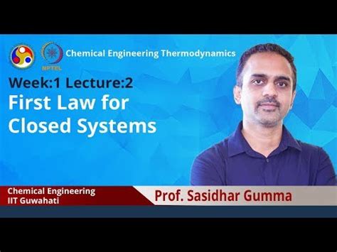 First law for closed systems Video Lecture - Crash Course for GATE ...