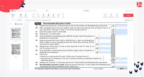 Form 8863 的图像结果