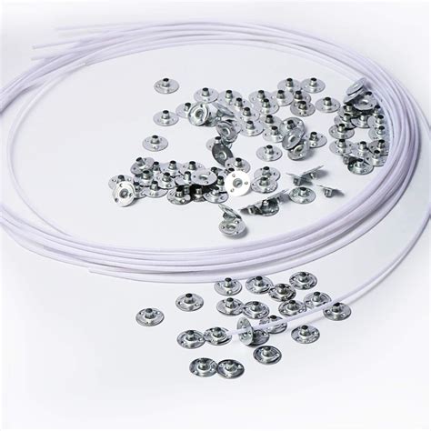 CHUA AXUANHUA Candle Wick Sustainer Tabs 100Pcs, Iron India | Ubuy