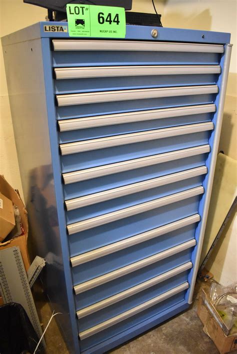 { Choice of lots: 644 } LISTA 12-DRAWER TOOL CABINET