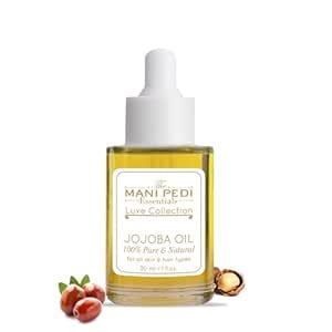 Buy THE MANI PEDI ESSENTIALS Cold Pressed Jojoba Oil for Hair Growth ...