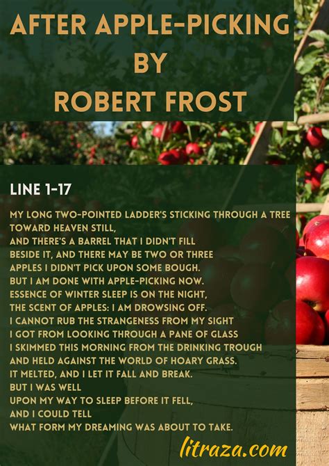 After Apple-Picking by Robert Frost – Summary Analysis Questions ...