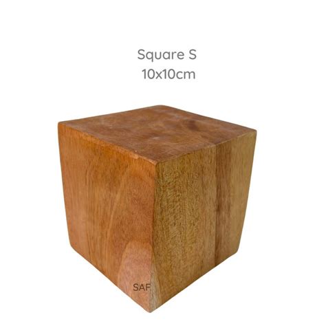 Jual SAF podium kayu mahoni - kubus balok properti foto produk ...