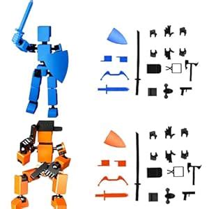 Buy RAMONI 2Pcs Action Figure Toys, Dummy 13 Action Figure Toys ...