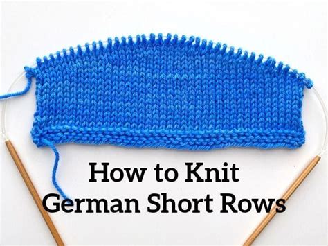Short Row Knitting Tutorial 的图像结果