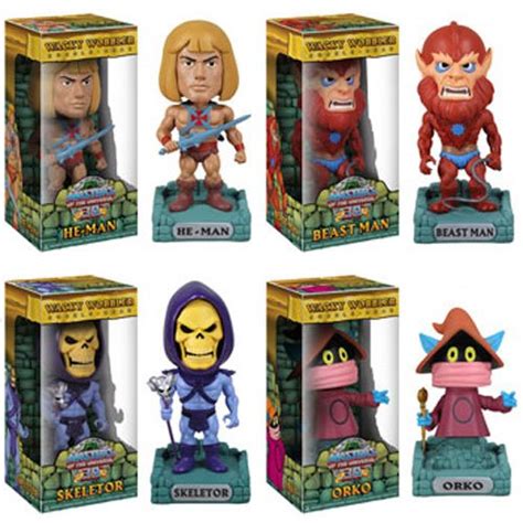 Funko Masters of The Universe: He-Man Orko Beast & Skeletor Bobble Head ...