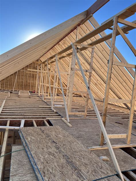 More photos of stick built roof. : r/Construction