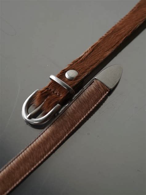 Post Production Western Belt Horse Hair Silver | CASANOVA&CO (カサノヴァアンド ...