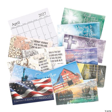 6 1/2" x 3 1/2" 2026 - 2027 Bulk 48 Pc. Religious Pocket Planner ...