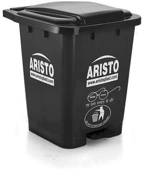 AIR O MATIC ARISTO Plastic Step-On Pedal Garbage Waste Dustbin (45 L ...