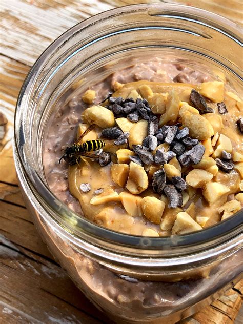 High-Protein Chocolate Peanut Butter Overnight Oats Recipe | POPSUGAR ...