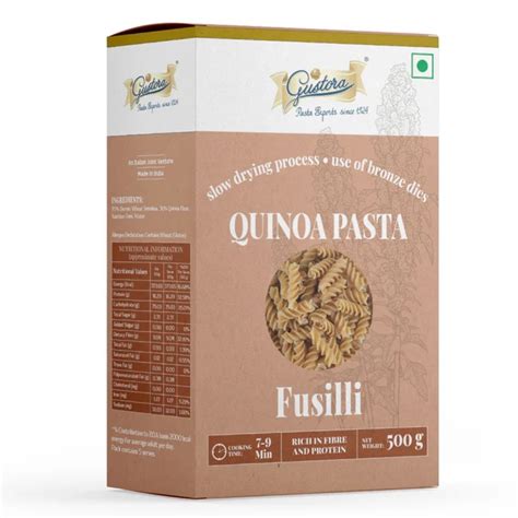 Quinoa Fusilli Pasta Gustora – JITCO