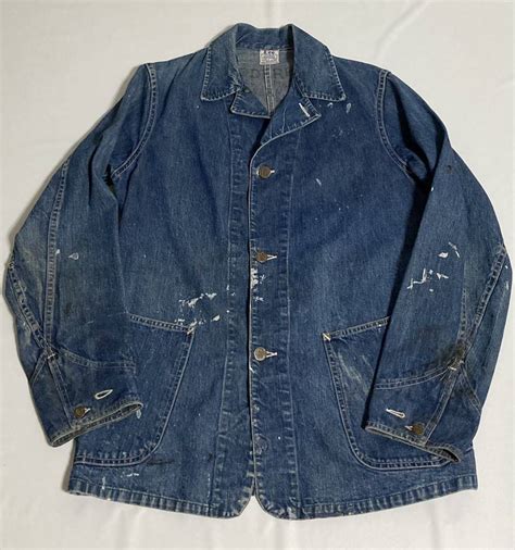 スペシャル 40s Lee 大戦 91-J カバーオール サイズ38 デニム ワークジャケット vintage ヴィンテージ オリジナル ...