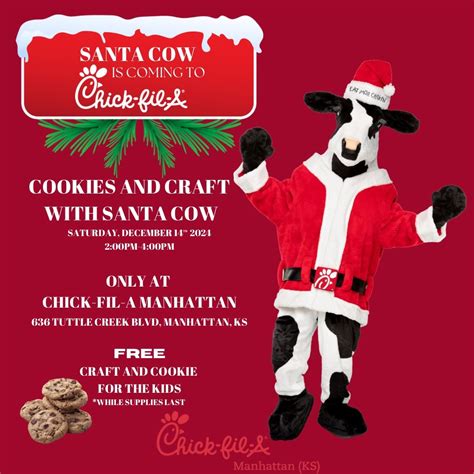 SANTA COW IS COMING TO TOWN, Chick-fil-A Manhattan (KS) (636 Tuttle ...