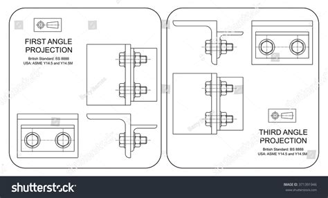 Orthographic Drawing Examples Using Third Angle 的图像结果