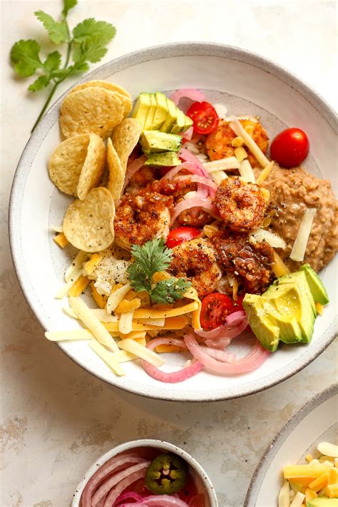 Spicy Shrimp Taco Bowls - SueBee Homemaker