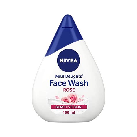Nivea Milk Delights Face Wash With Caring Rosewater for Sensitive Skin ...