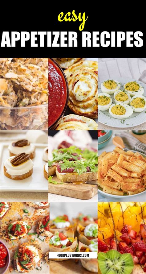 Easy Appetizer Recipes for Summer | Appetizer recipes, Easy appetizer ...